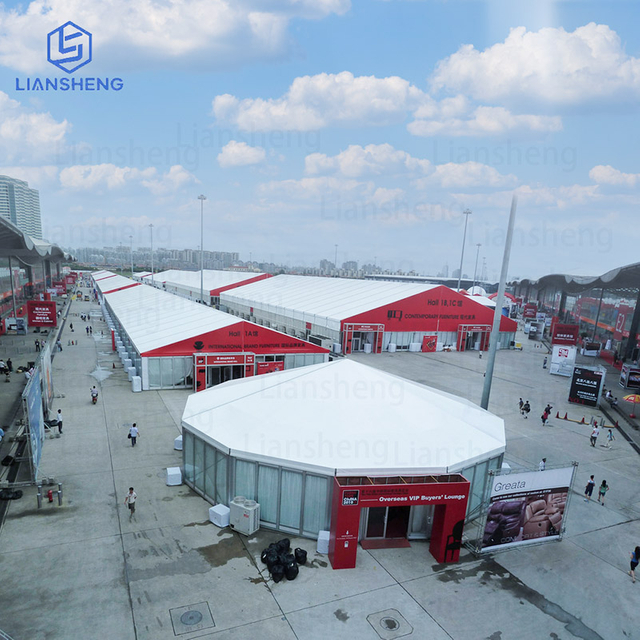 Tenda per eventi all'aperto di lusso della grande fiera commerciale