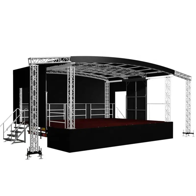 Evento all'aperto Concerto in alluminio con traliccio Display Display palco all'aperto Palco in alluminio in vendita