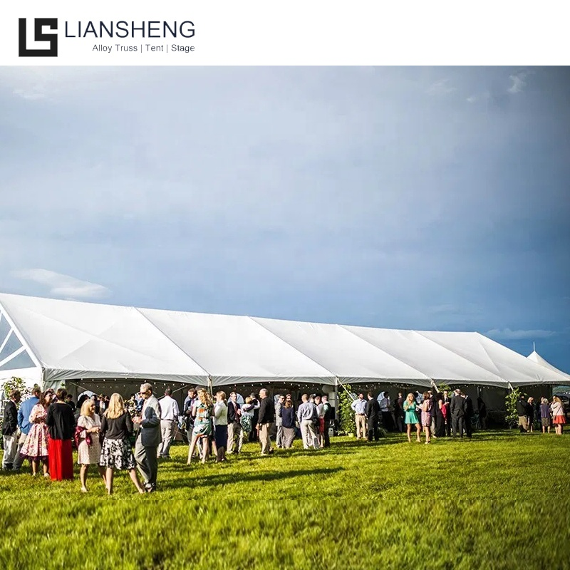 Tenda per tendone resistente di alta qualità Struttura in alluminio per matrimoni Tenda trasparente di lusso per eventi per feste di matrimonio per 500 persone