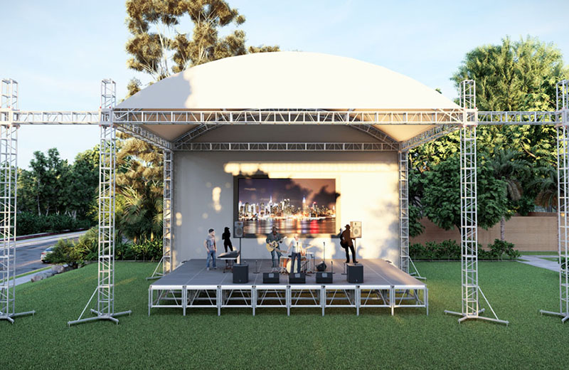 Un'introduzione all'applicazione e alla costruzione delle capriate sceniche