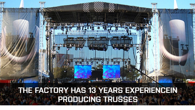 Palcoscenico per matrimoni pieghevole in vetro e alluminio portatile