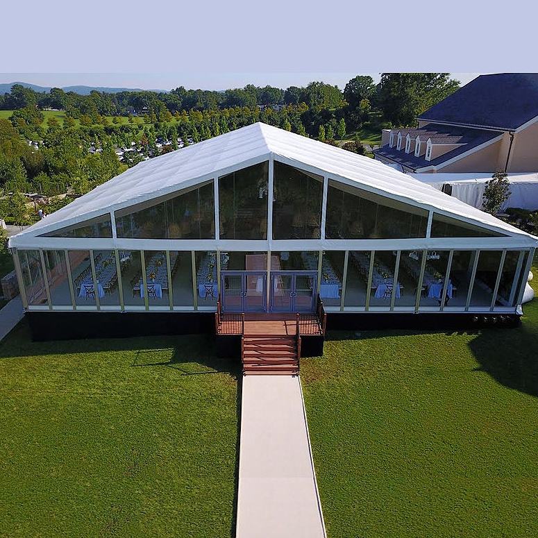 Tenda per deposito permanente all'aperto Tenda per magazzino con struttura in alluminio Tenda per esposizione di eventi di nozze