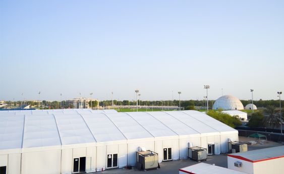 Tenda esterna temporanea a prezzo di fabbrica per tenda di stoccaggio industriale esterna