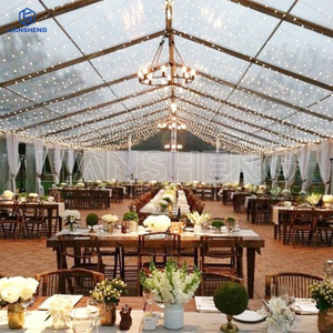 Tenda trasparente per eventi per feste di matrimonio con struttura in alluminio in vendita