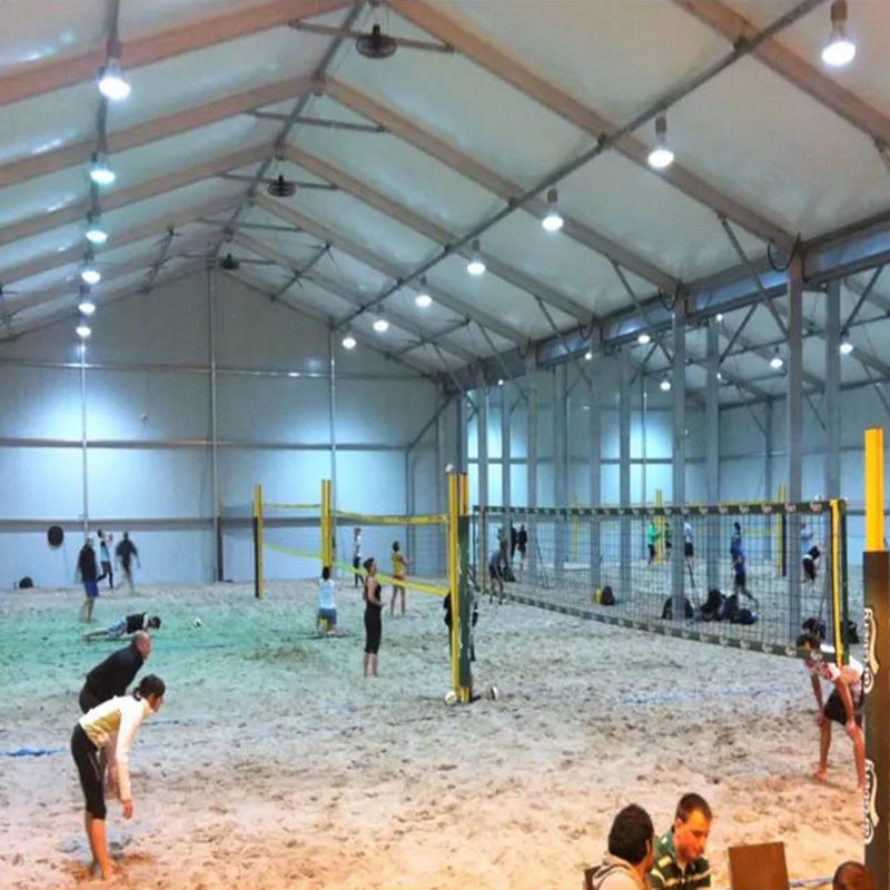 Tenda coibentata per magazzino temporaneo all'aperto Grande officina extra Sala deposito sportivo Tenda industriale con struttura in alluminio prefabbricata in metallo