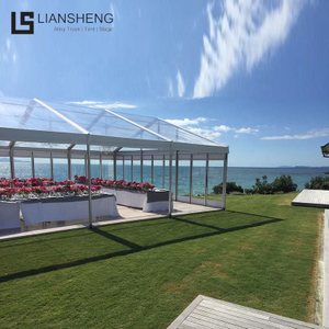 Tenda grande per tende elastiche con telaio in alluminio Tenda foranea in alluminio per eventi per feste di nozze