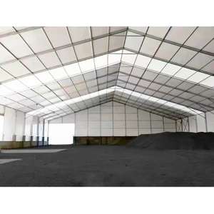 Tenda da magazzino di stoccaggio industriale con grande struttura in alluminio da 25x40 m