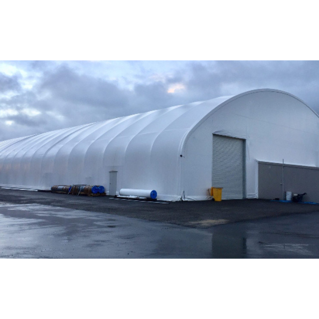 Tenda da magazzino in lega di alluminio per produttore di tende industriali semicircolari per carichi pesanti in vendita