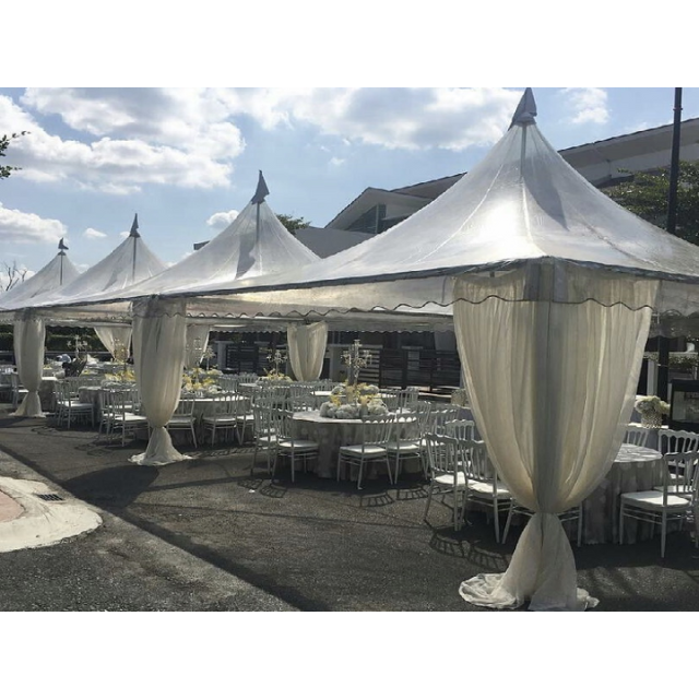 Produttore di tende da pagoda per matrimoni di lusso Tenda in lega di alluminio in vendita Fornitore di tende per feste per eventi