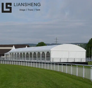 Tenda di stoccaggio in alluminio di alta qualità Riparo per magazzino industriale Resistente alle intemperie Installazione rapida