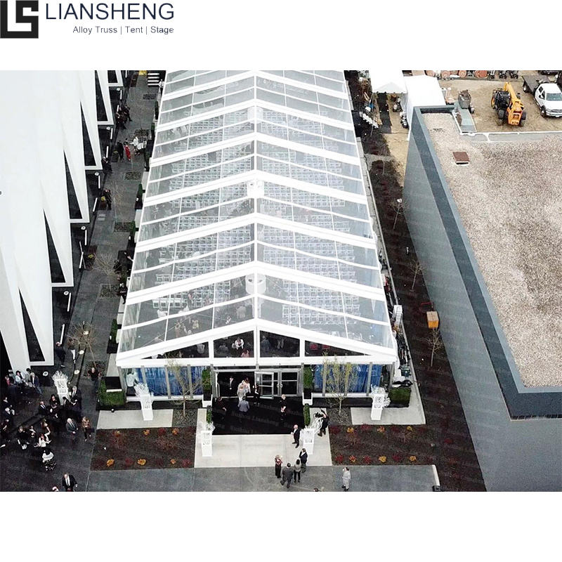 Personalizza la tenda da festa con fodera per matrimonio piccola in alluminio bianco 10X10 da 50-100 persone di alta qualità