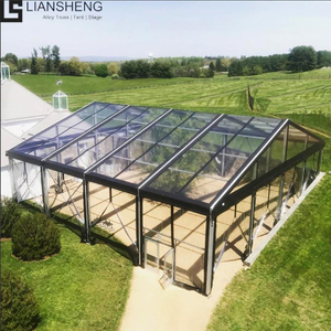 Prezzo di fabbrica Tende da esterno Tenda da lavoro per eventi Tenda per fiere commerciali con struttura in lega di alluminio rinforzata ad alta struttura in vetro per tendone da parete