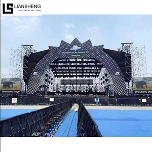 Global Goal Post Truss Led Screen Heavy Loading Truss Spigot in alluminio quadrato Illuminazione Stage Truss in vendita
