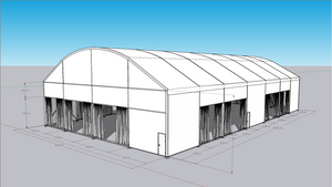 Tenda da calcio per tenda da basket con telaio in alluminio impermeabile di alta qualità per l'allenamento per la competizione