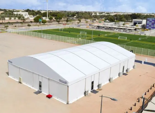 Tenda di stoccaggio industriale per esterni per carichi pesanti