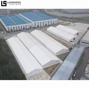 [Serie Qingtian] Tenda di stoccaggio commerciale di grandi dimensioni da 50×100 m — 5.000㎡ Spazio senza colonne · Costruzione rapida · Soluzione rivoluzionaria per lo stoccaggio aziendale