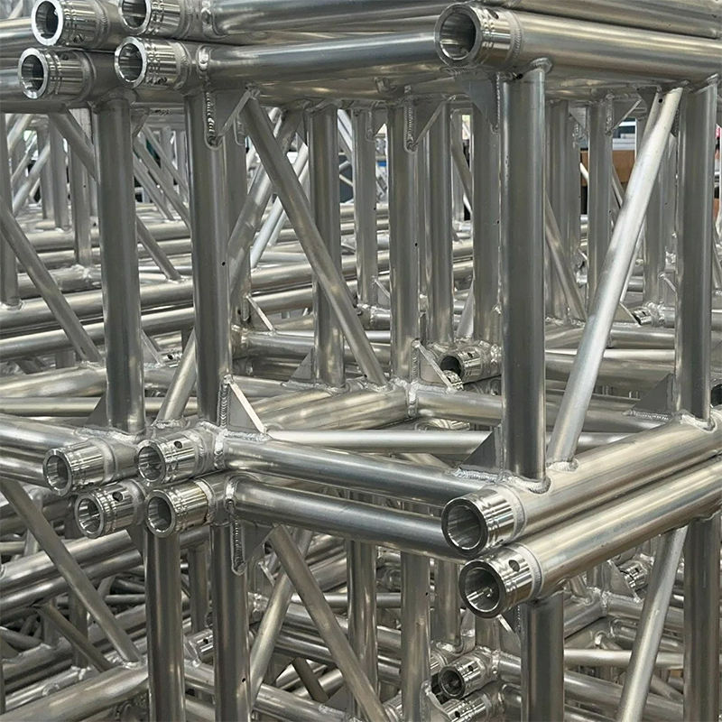 Capriata in alluminio da palco per concerto all'aperto 20 x 20, capriata da concerto con piattaforma con struttura a telaio solo