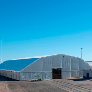 Tenda da magazzino temporanea all'aperto personalizzata per tenda da stoccaggio industriale esterna