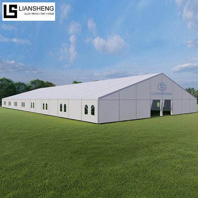 Tenda da palestra con struttura rinforzata per esterni, tenda in alluminio con fornitura diretta in fabbrica, tenda sportiva per campo da tennis da basket