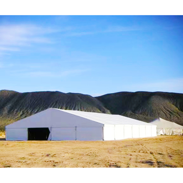 Tenda da magazzino di grandi dimensioni per carichi pesanti con struttura in alluminio