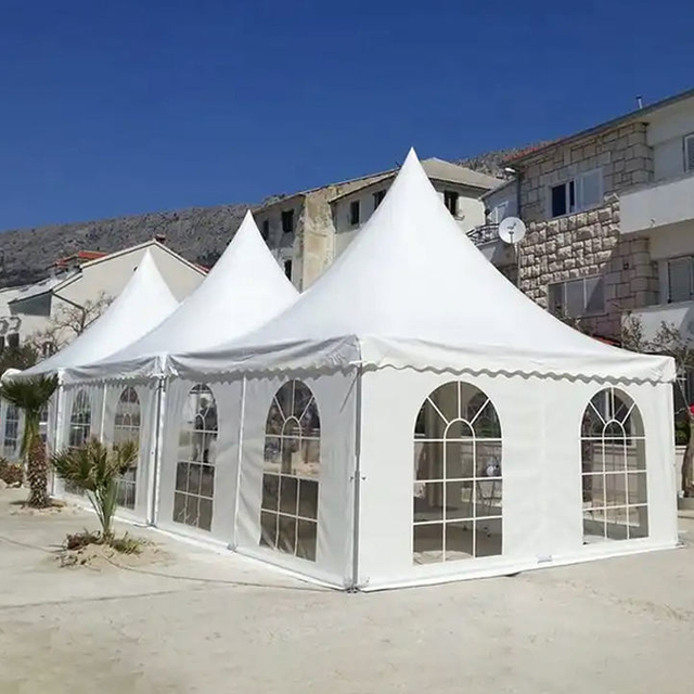 Tenda a pagoda sportiva 5x5 per esterni per eventi aziendali e matrimoni per tende fieristiche