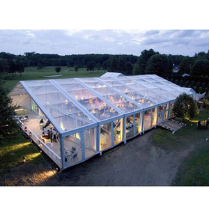 Tenda per attività di matrimonio romantico di alta qualità Tenda per tendone per esterni trasparente antivento in vendita