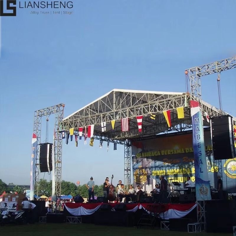 Liansheng · Serie Tempesta | Sistema di palco con traliccio di livello professionale da 10 x 7 m