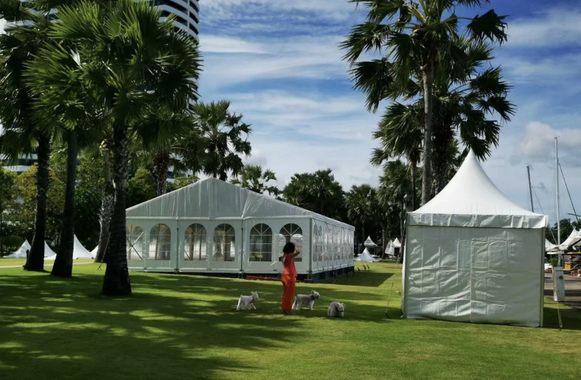 Tenda da matrimonio con struttura in alluminio di alta qualità