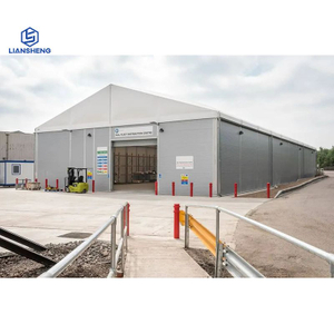 Tenda da magazzino per tendoni con struttura in alluminio per tenda in PVC bianco più grande all'ingrosso