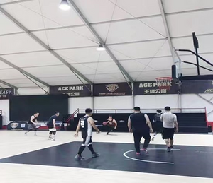 Tenda sportiva Liansheng 20mx30m con telaio in alluminio per tenda da basket 