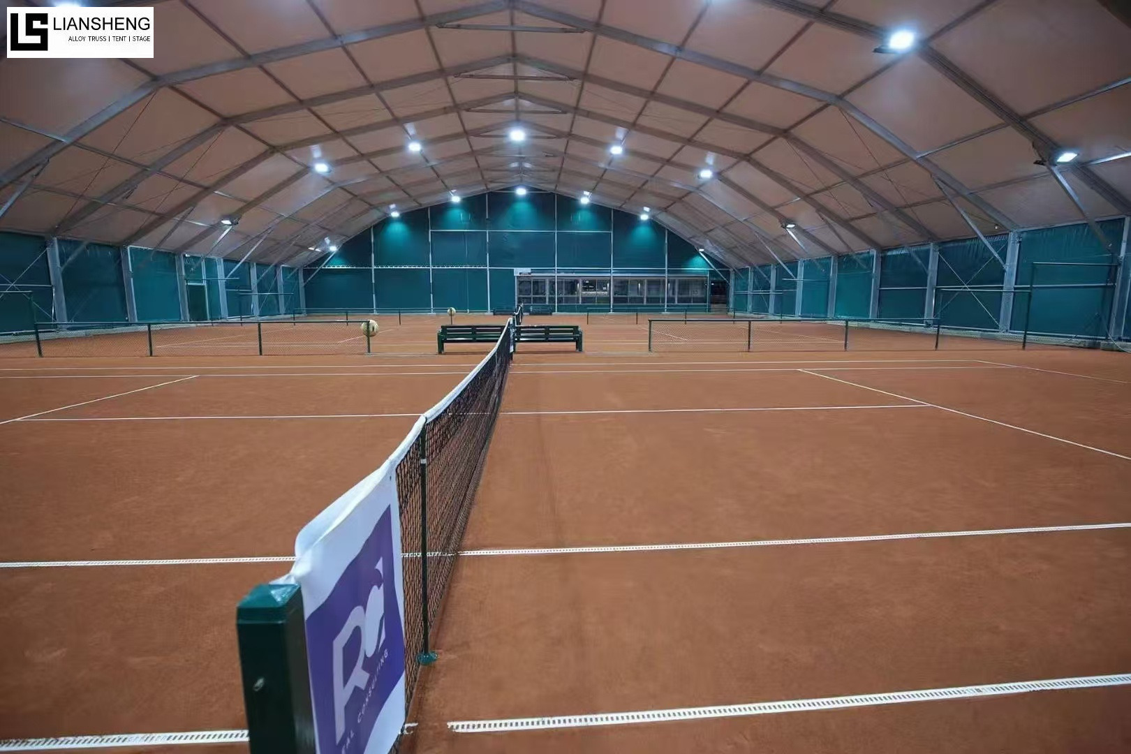 Tenda sportiva poligonale in lega di alluminio per eventi su larga scala, stadi, piscine e competizioni