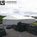 Tenda grande per tende elastiche con telaio in alluminio Tenda foranea in alluminio per eventi per feste di nozze
