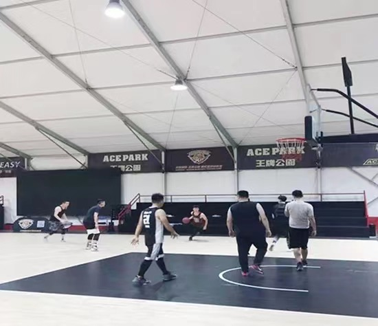 Tenda da tennis di grandi dimensioni, tenda da basket, tenda da padel, tenda da calcio per allenamento, di alta qualità 