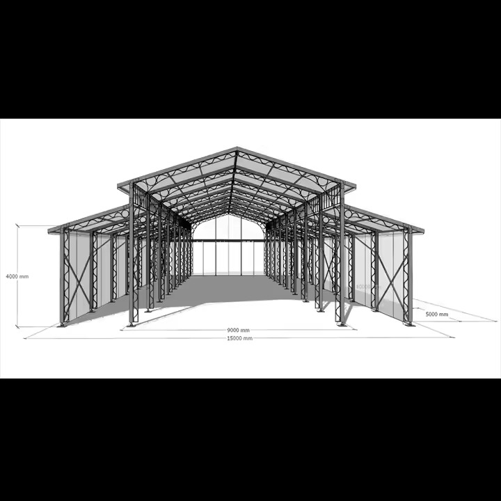 Tenda trasparente per atrio con struttura in alluminio, tenda per tendone spaziale trasparente con cornice ad A, per eventi all'aperto, mostre per matrimoni e feste