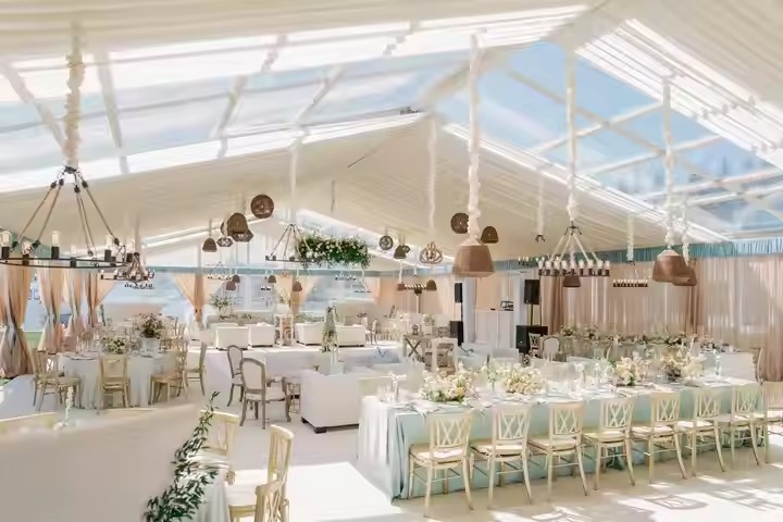 Tenda per tendone nuziale Tende trasparenti per feste trasparenti in vendita