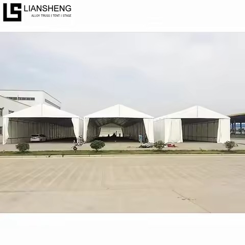 [Serie Qingtian] Tenda di stoccaggio commerciale di grandi dimensioni da 50×100 m — 5.000㎡ Spazio senza colonne · Costruzione rapida · Soluzione rivoluzionaria per lo stoccaggio aziendale