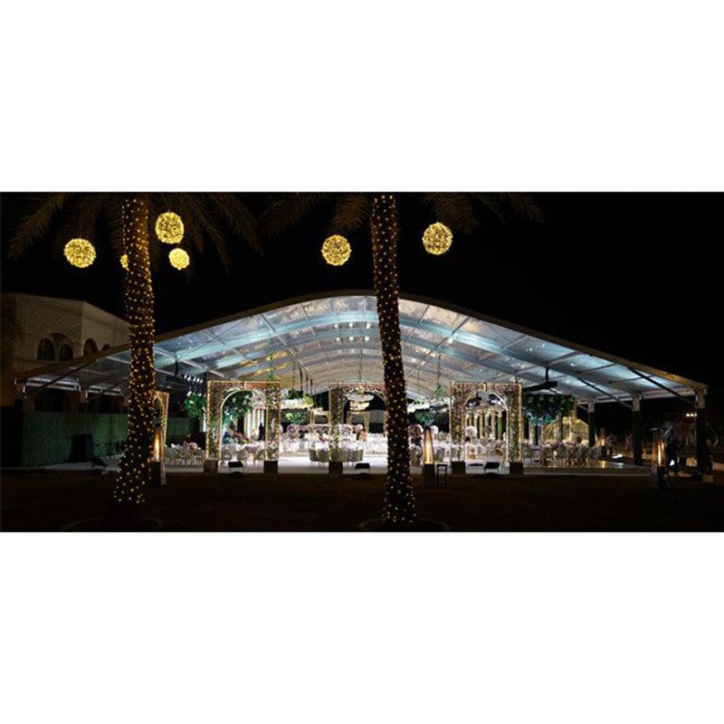 Tenda da matrimonio impermeabile di lusso con tendone da 20 x 30 m