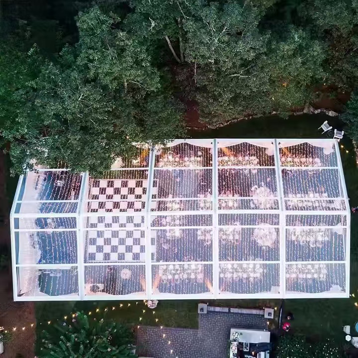 Tenda per feste di matrimonio all'aperto in vendita Produttore di tende per eventi in lega di alluminio trasparente 