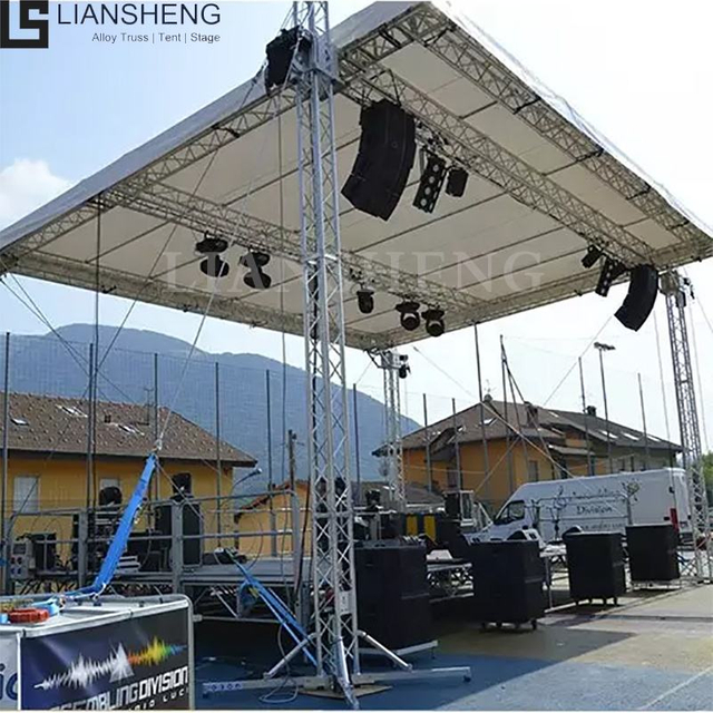 Fornitore di tralicci per palcoscenici da concerto in lega di alluminio Sistema di rigging professionale per palcoscenici all'aperto