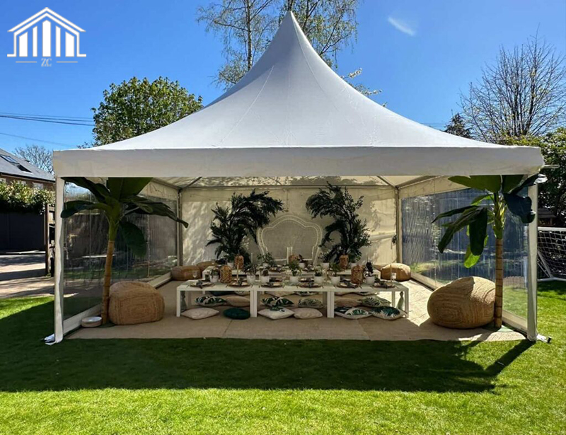 Tenda personalizzabile in lega di alluminio ad alta resistenza. Facile da configurare, comodo da spostare. Adatto per riunioni e picnic all'aperto.