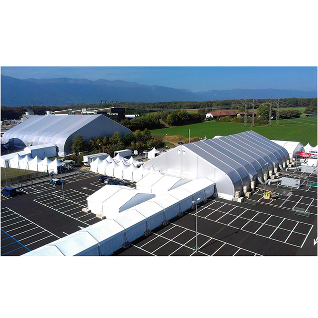 Tenda con telaio in alluminio di alta qualità per matrimoni e feste in magazzino