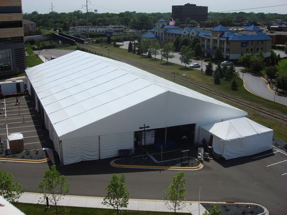 Tenda esterna temporanea a prezzo di fabbrica per tenda di stoccaggio industriale esterna