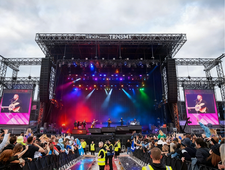 Sistema di tralicci in alluminio per palco da concerto di grandi dimensioni 20 m × 40 m