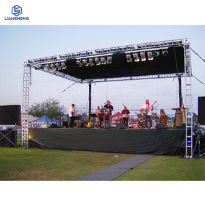 Struttura di visualizzazione personalizzabile per illuminazione da concerto con traliccio e palco mobile di grandi dimensioni. Stile di installazione rapida in vendita