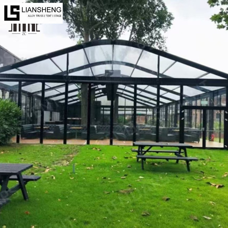 Tenda con tetto curvo – Tenda per eventi con telaio in alluminio