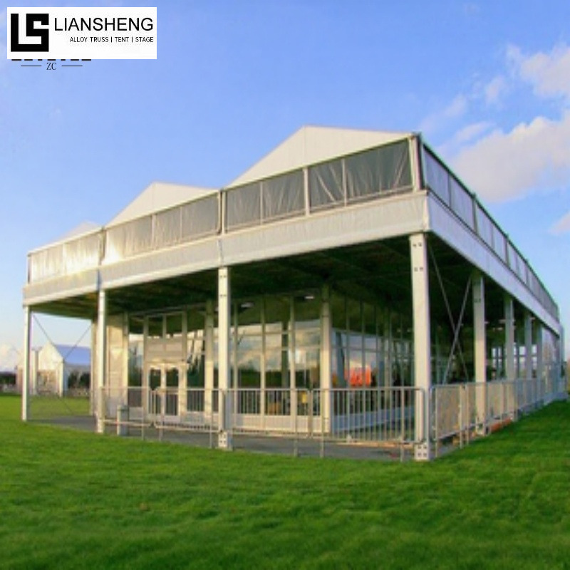 Tenda a due piani – Tenda per eventi a due piani con telaio in alluminio