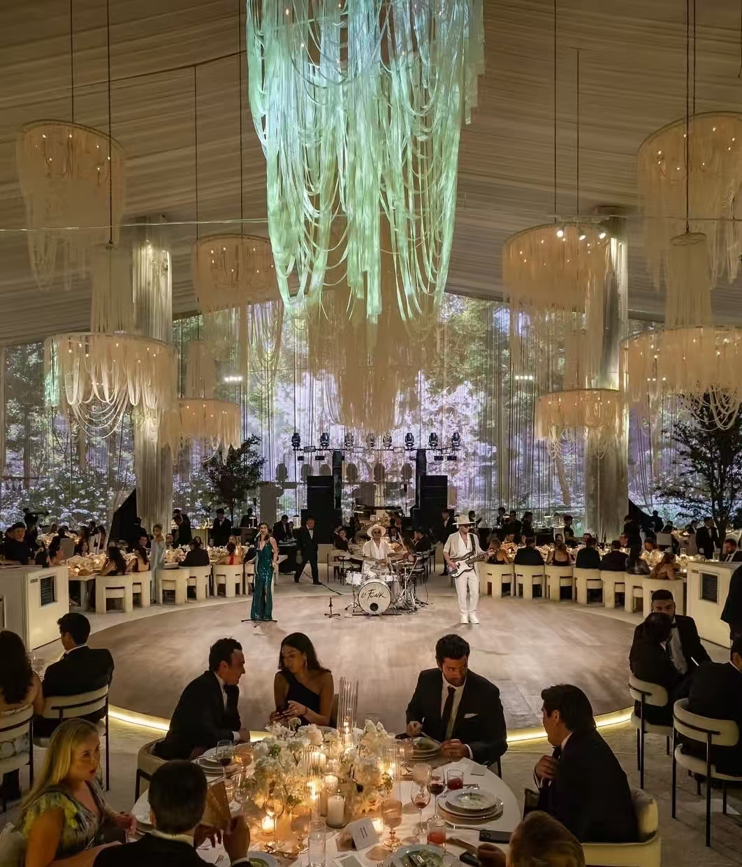 Tenda per tendone per matrimoni in PVC trasparente per eventi di feste all'aperto