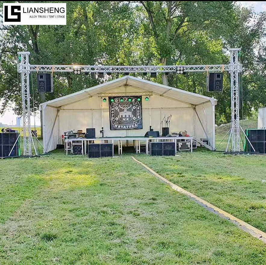 Approvvigionamento unico di tende da palco e accessori con tralicci
