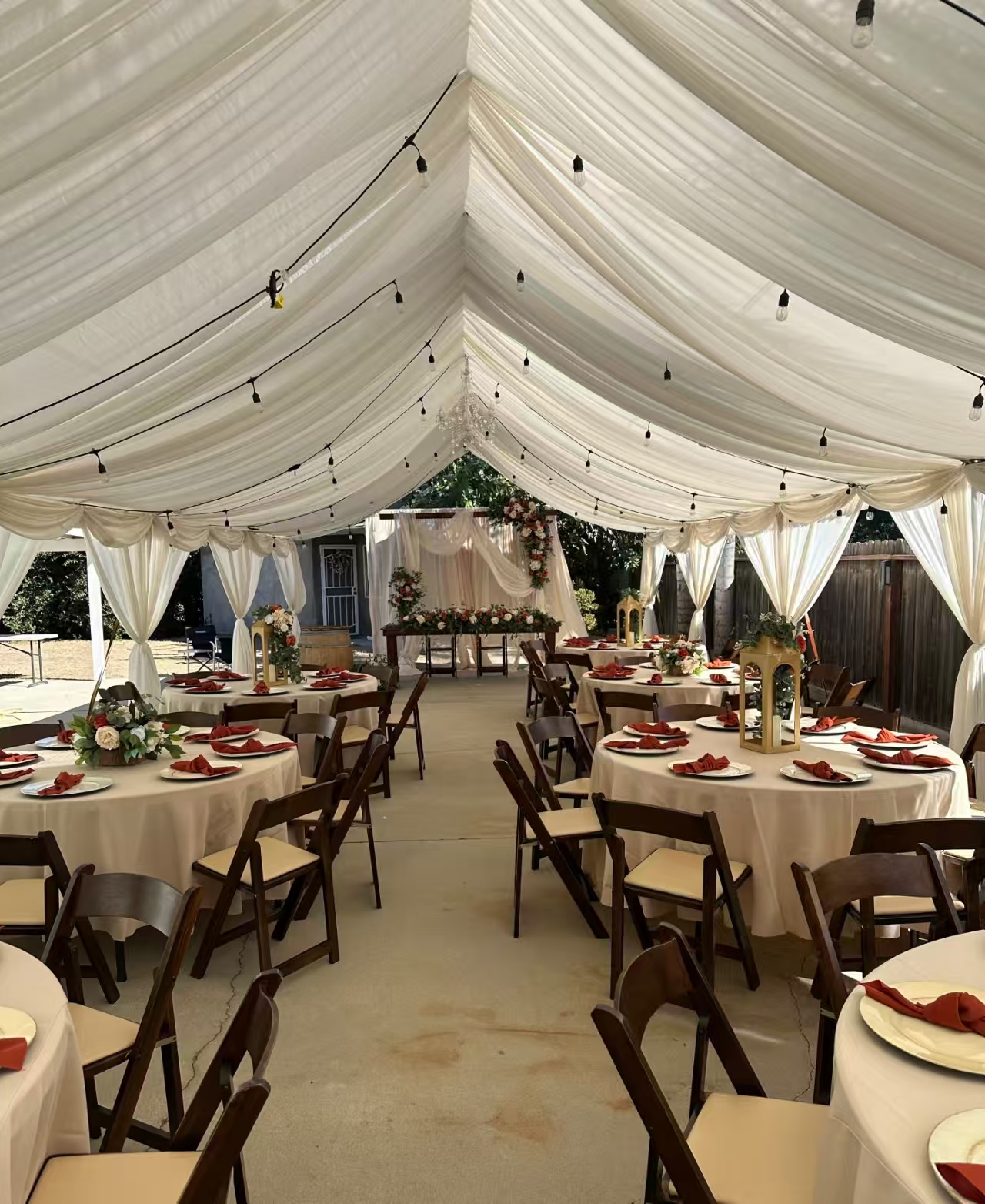 Tenda per tendone per matrimoni in PVC trasparente per eventi di feste all'aperto