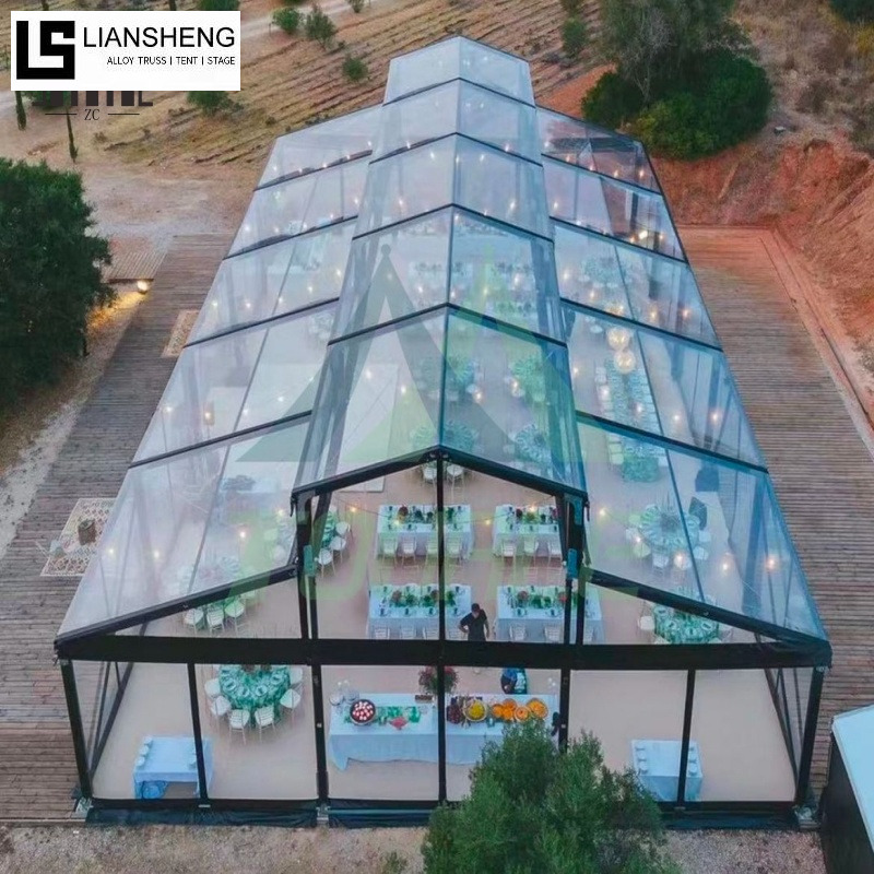 Tenda nell'atrio – Elegante struttura per grandi eventi per matrimoni ed esposizioni